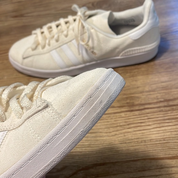 ADIDAS CAMPUS ADV MENS SIZE 11 CREAM/WHITE - Picture 8 of 9